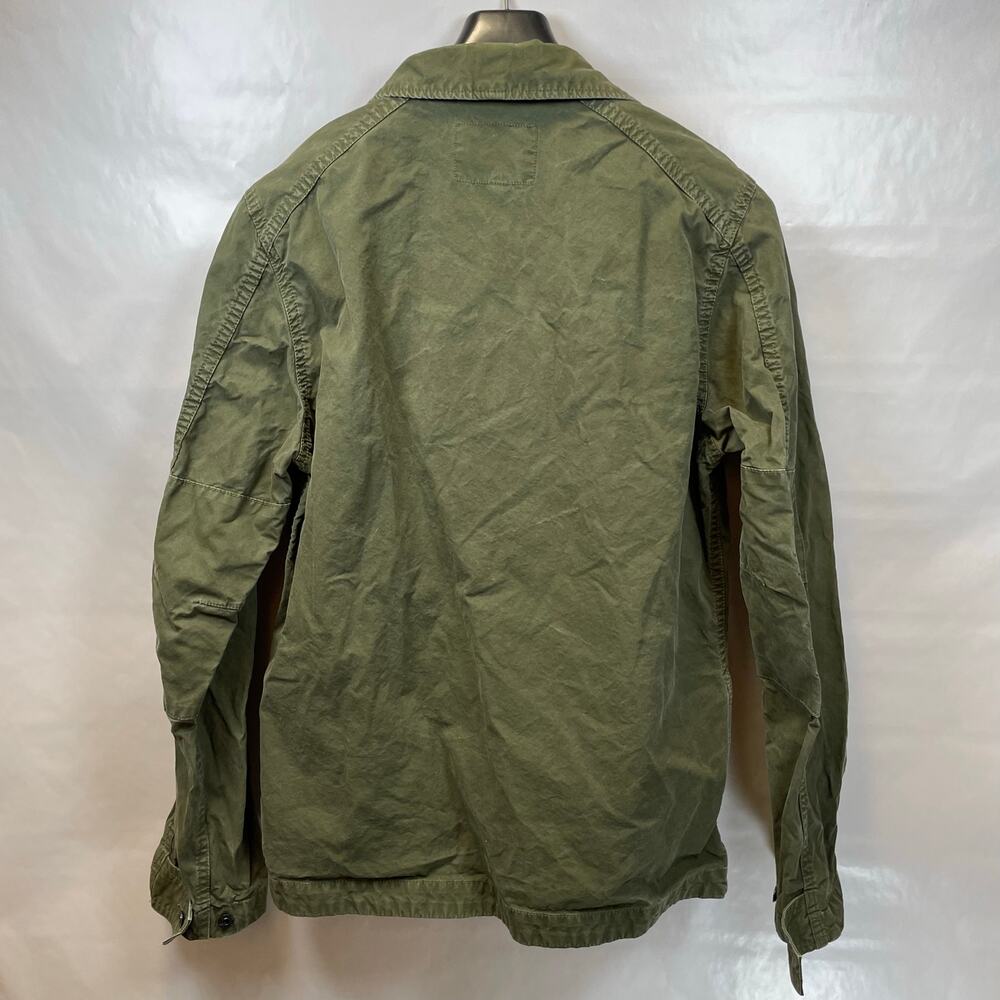 G-Star Raw Vodan Worker Overshirt Jacket Olive Green Canvas Men's Size Small - Picture 2 of 9